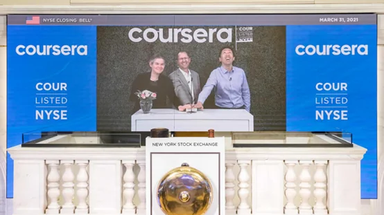 Visual for this record: Coursera's IPO filings showed how few learners became payers