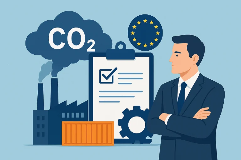 Visual for this record: The EU's carbon border charge began with reporting, not payment