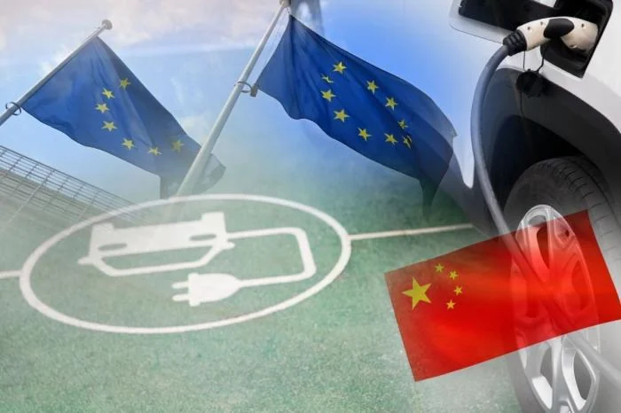 Visual for this record: Brussels set five different duty rates on Chinese electric cars