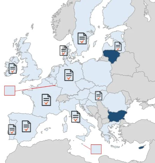 Visual published with the cited source for this record: The GDPR's application date reached beyond the EU's borders