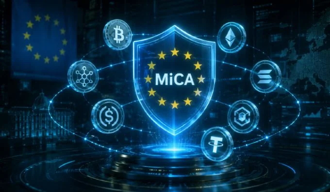 Visual for this record: MiCA applied to stablecoins six months before the full regime