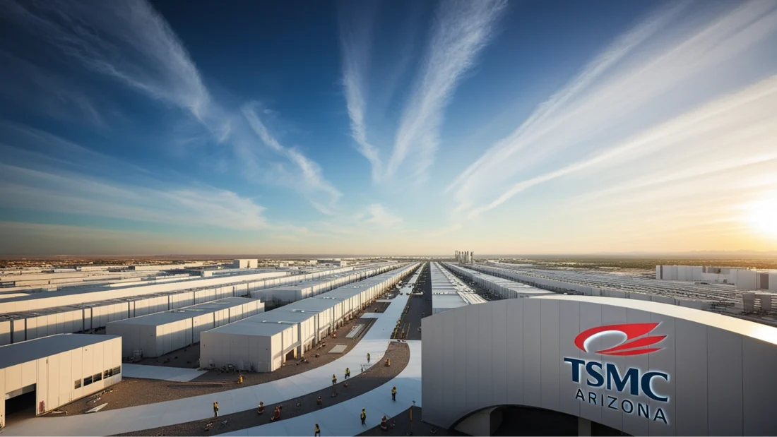Visual for this record: TSMC's Arizona plan tripled in scale before it opened
